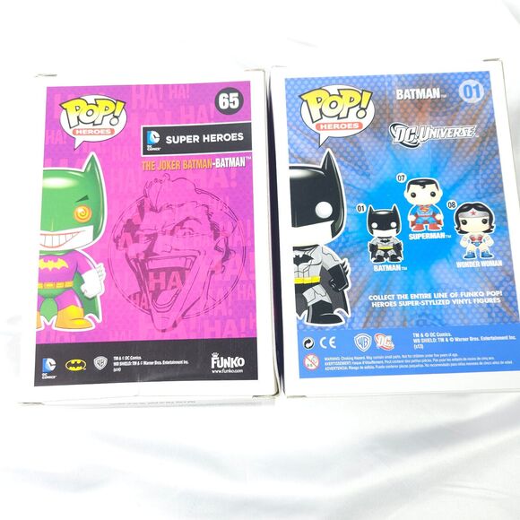 #65 Joker Batman &  Batman #01 PX Previews Exclusive Funko Pop! DC Universe - Picture 2 of 8